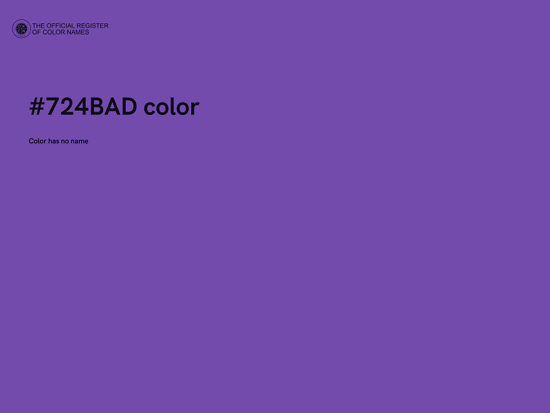 #724BAD color image