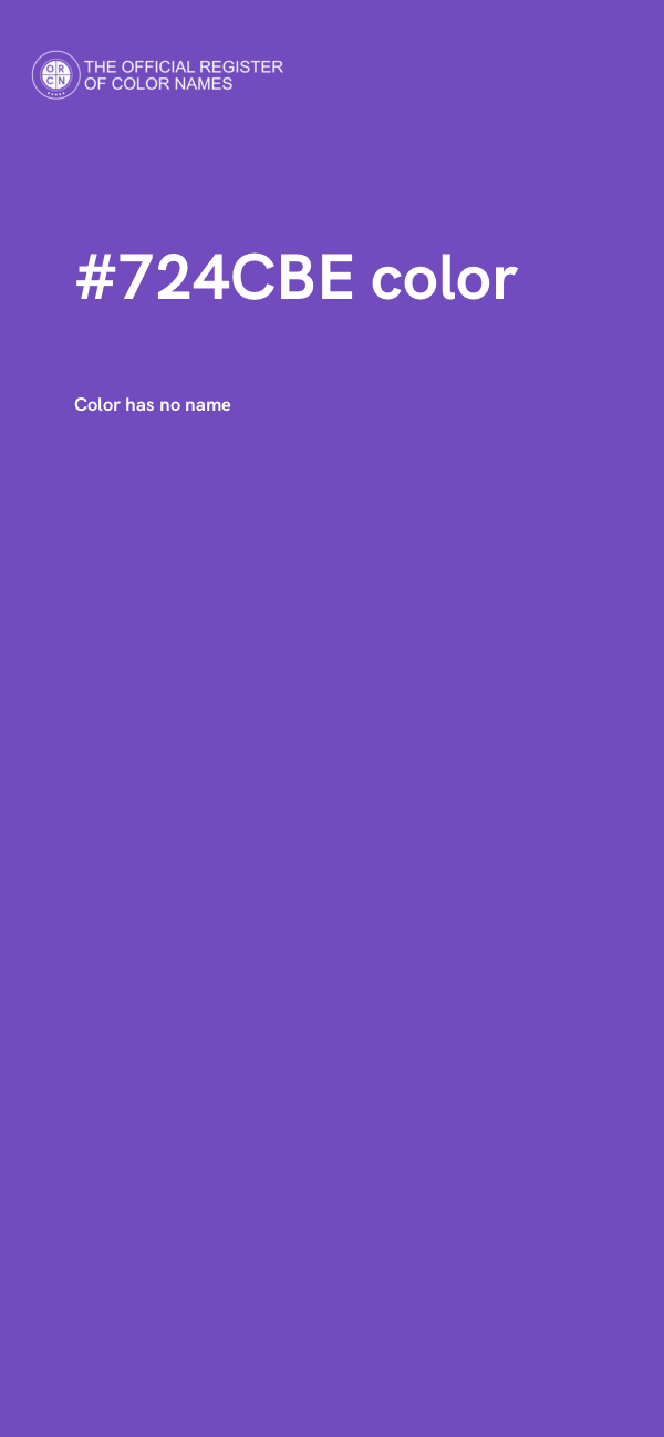 #724CBE color image