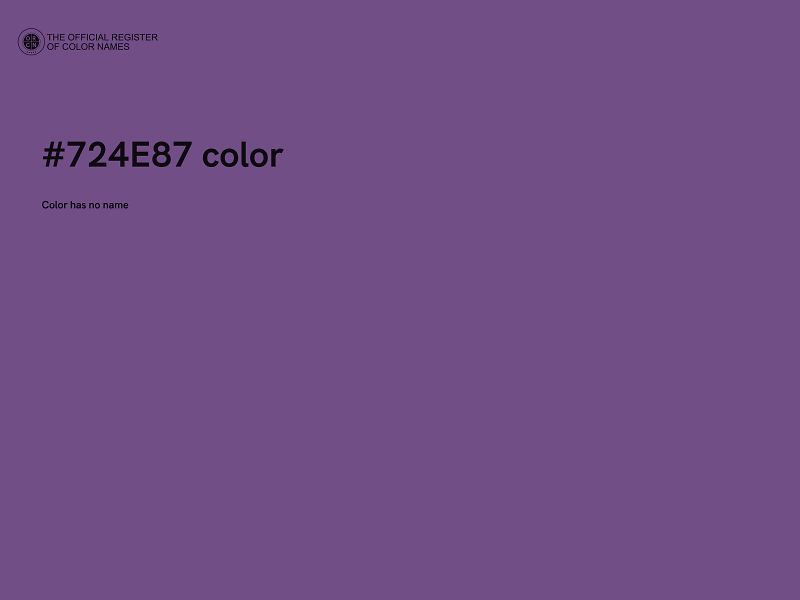 #724E87 color image