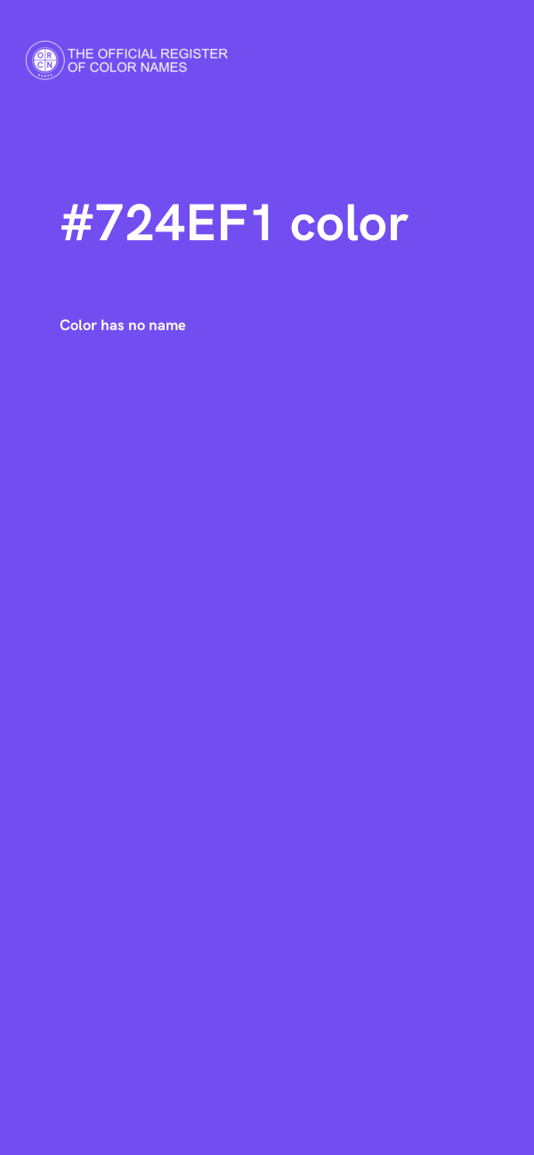 #724EF1 color image