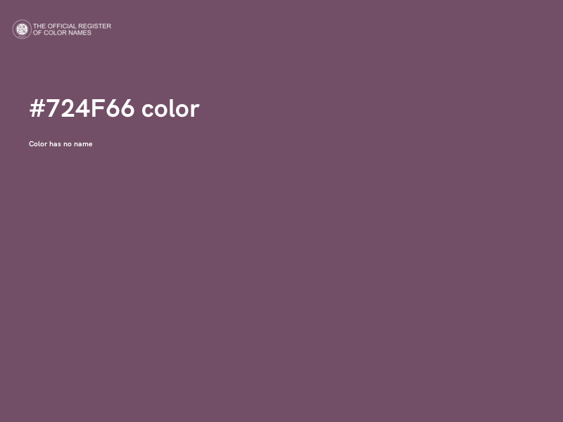 #724F66 color image