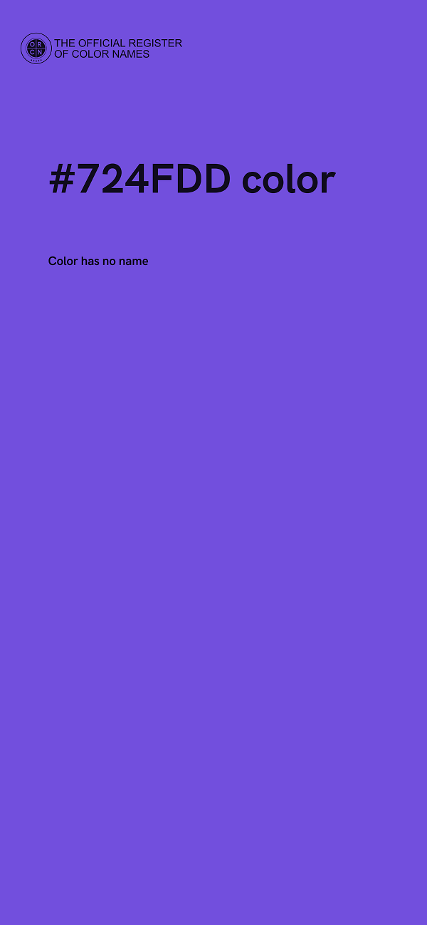 #724FDD color image