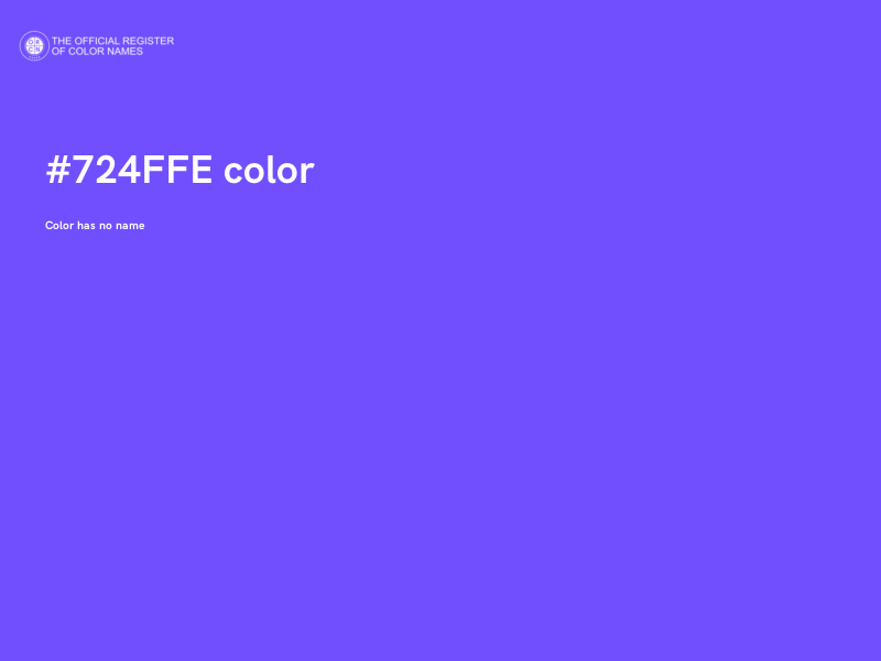 #724FFE color image