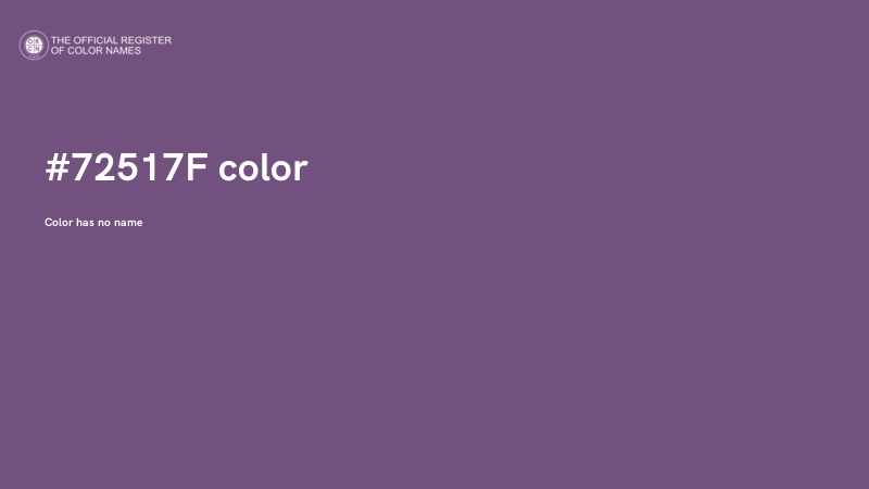 #72517F color image