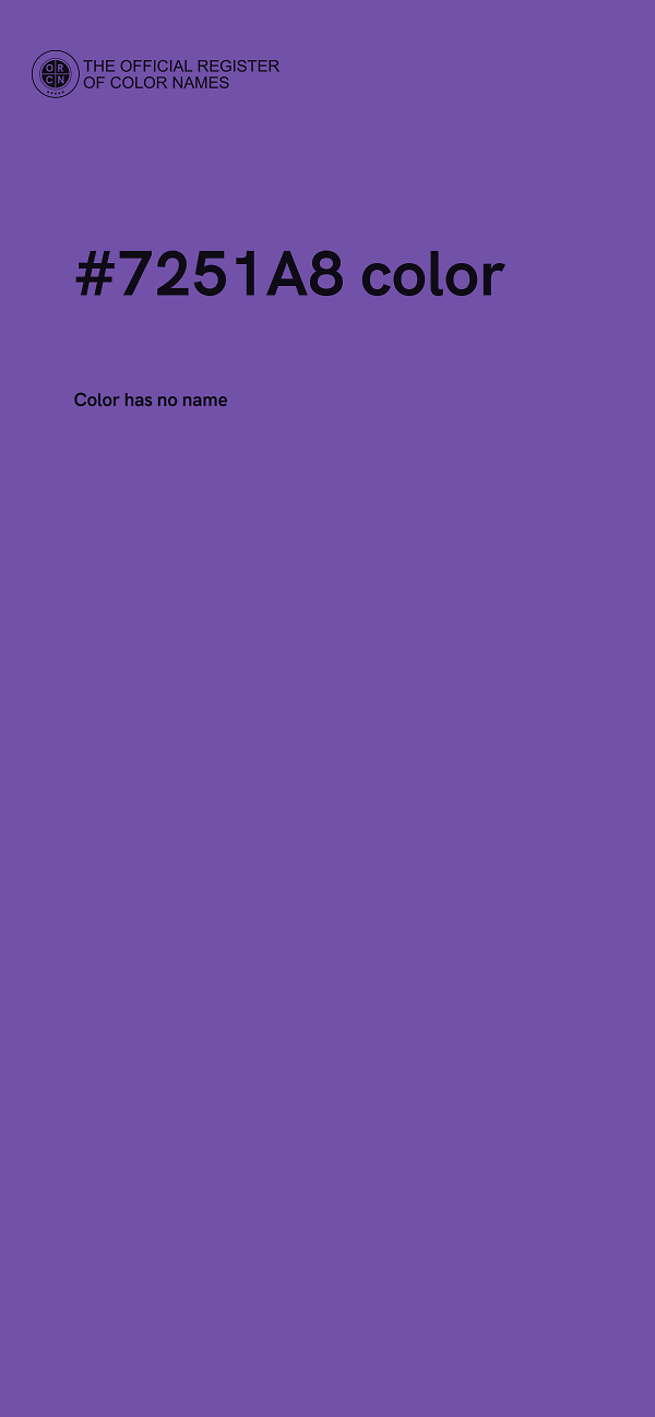 #7251A8 color image