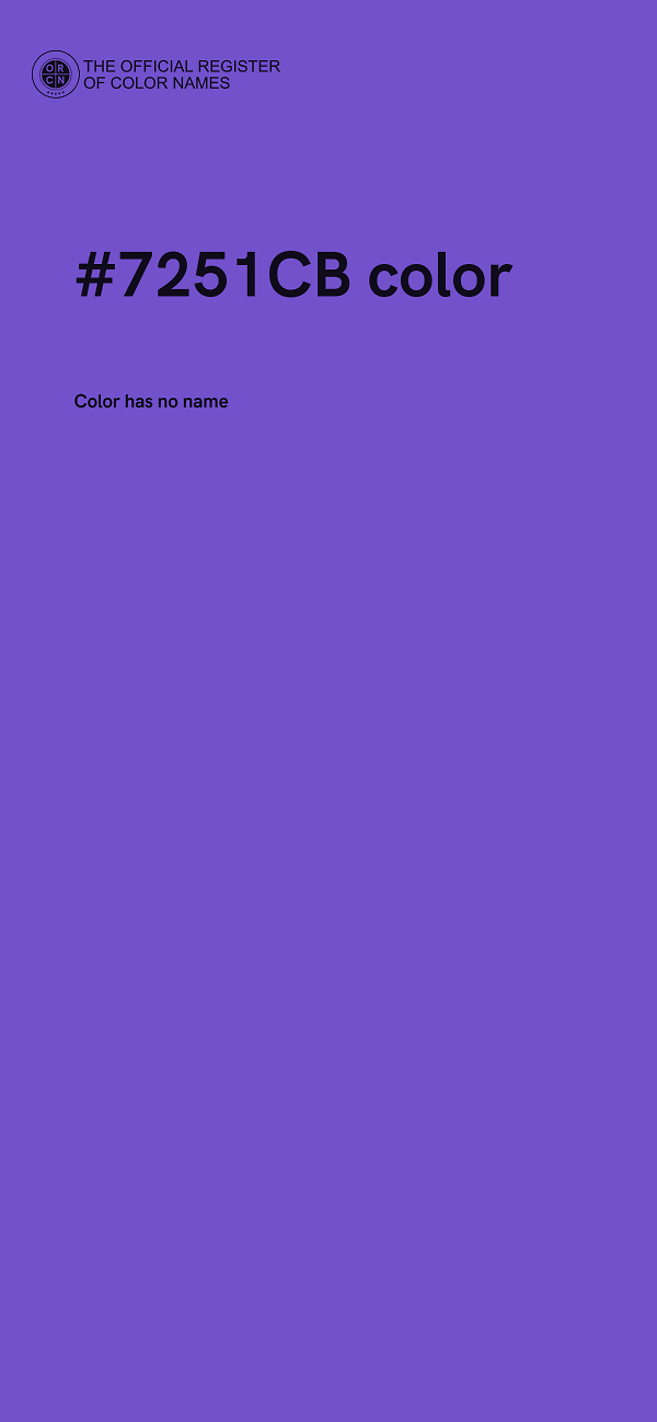 #7251CB color image