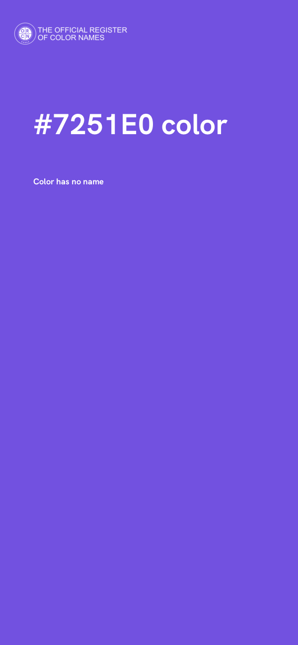 #7251E0 color image
