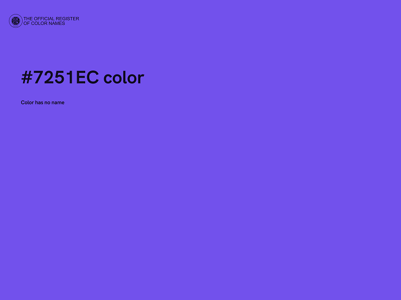 #7251EC color image