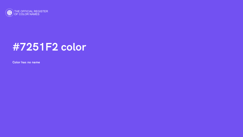 #7251F2 color image