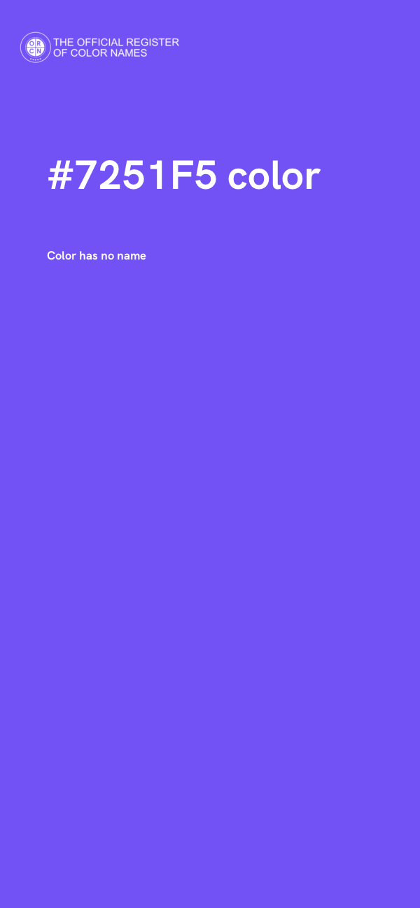 #7251F5 color image
