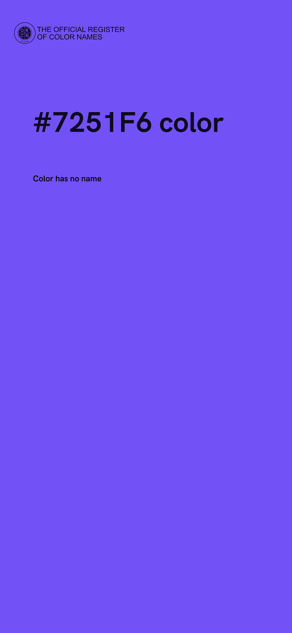 #7251F6 color image
