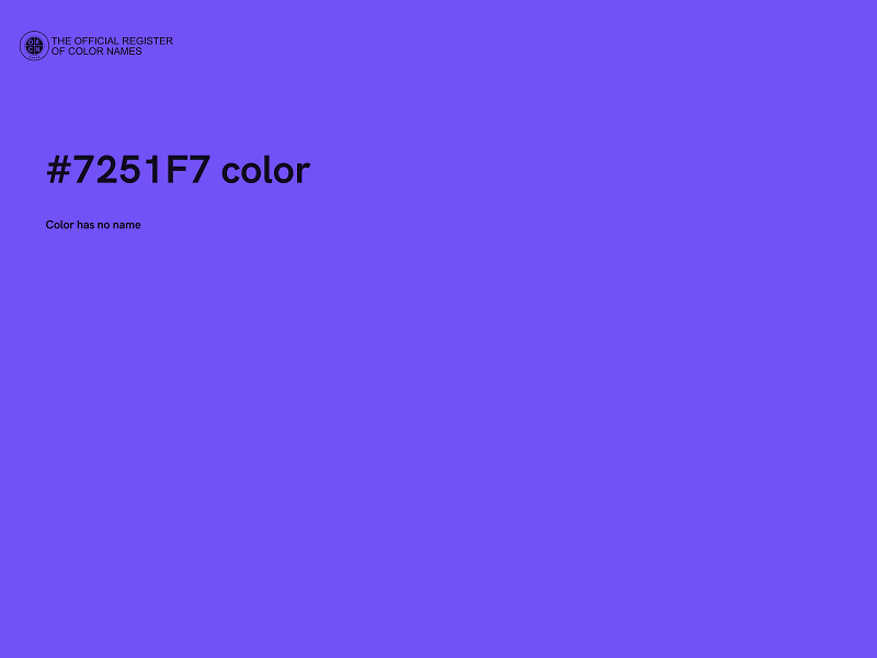 #7251F7 color image