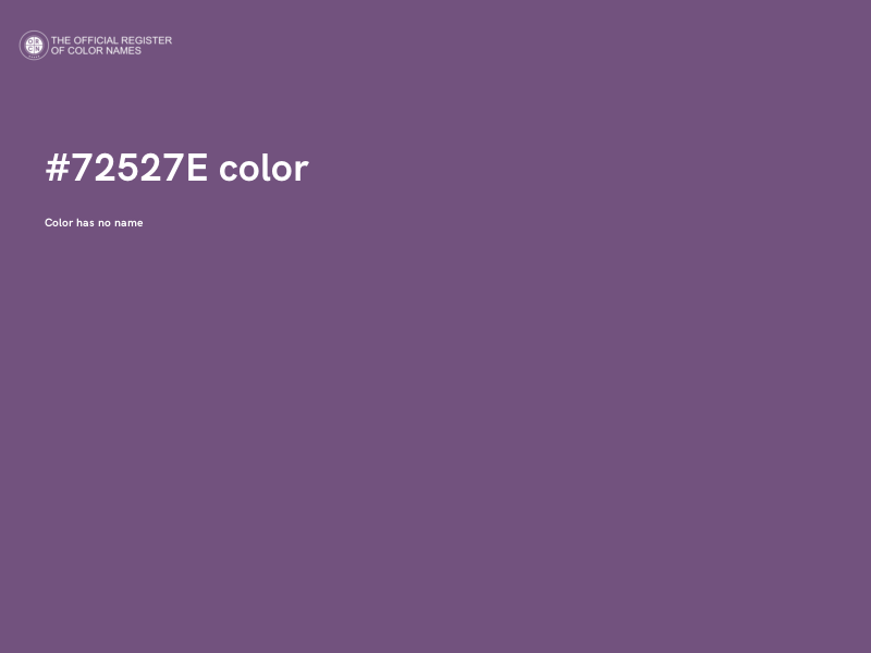 #72527E color image