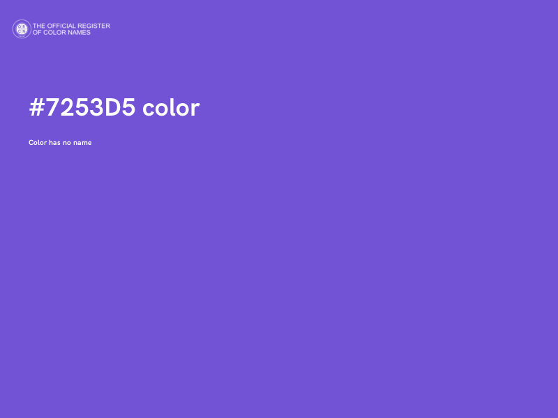 #7253D5 color image