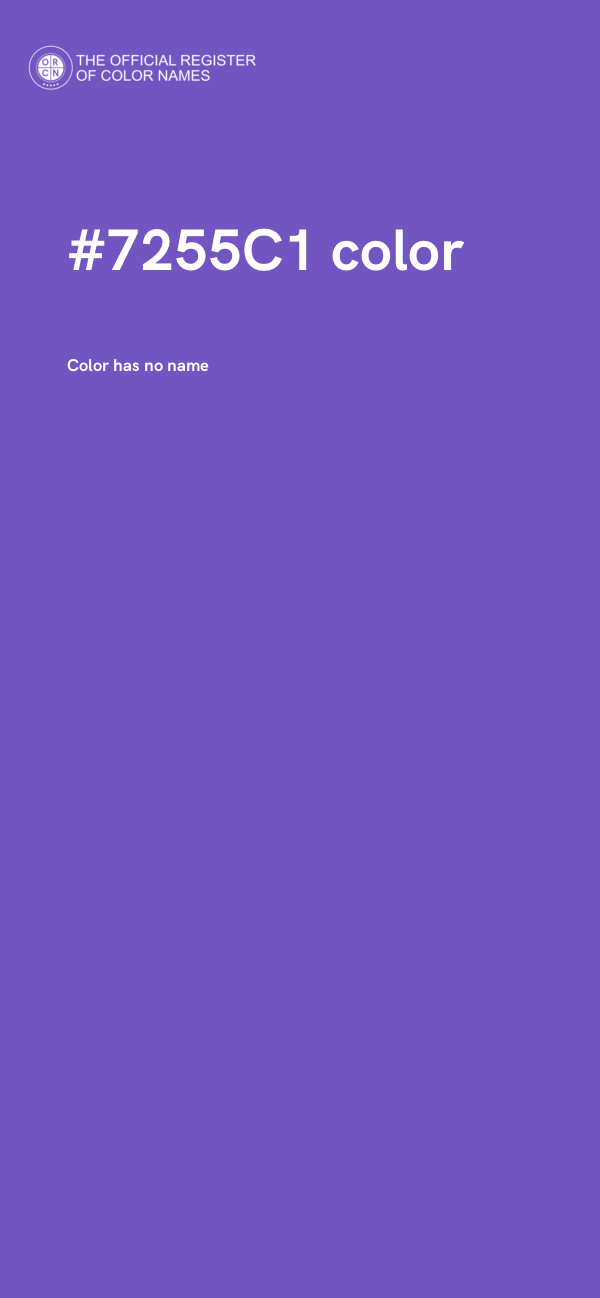 #7255C1 color image