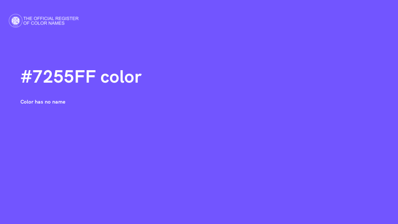 #7255FF color image