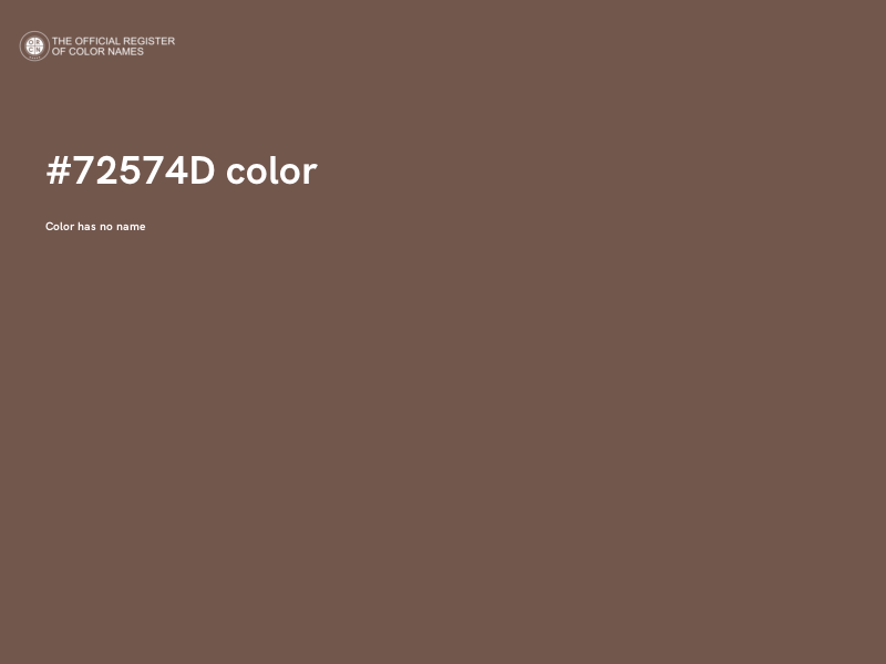 #72574D color image