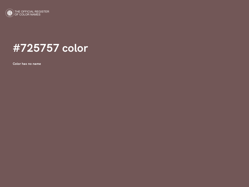 #725757 color image