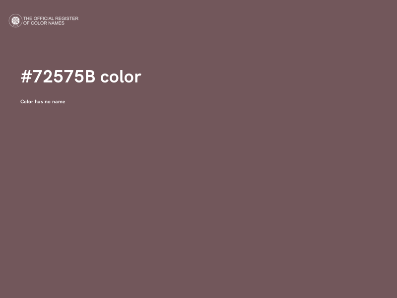 #72575B color image