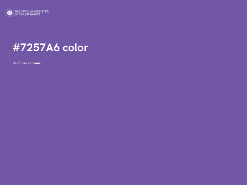 #7257A6 color image