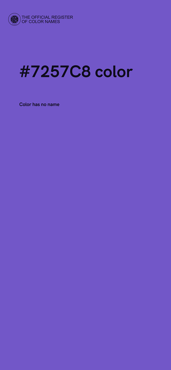 #7257C8 color image