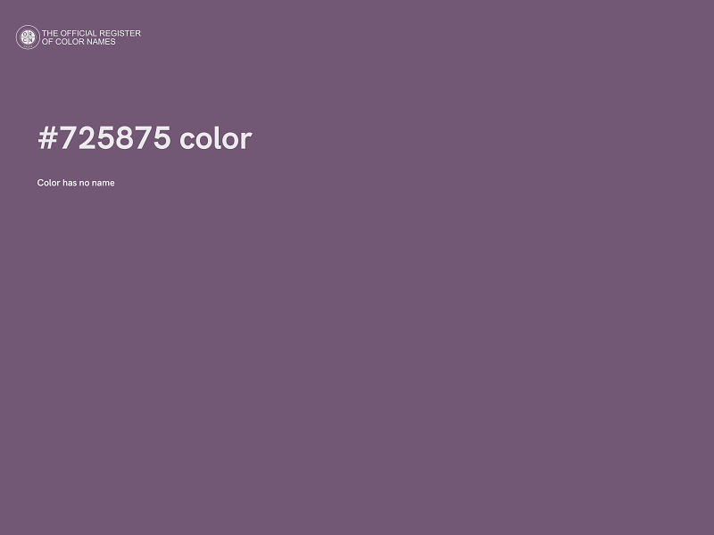 #725875 color image