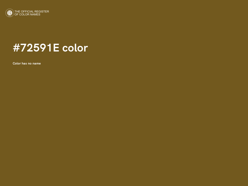 #72591E color image