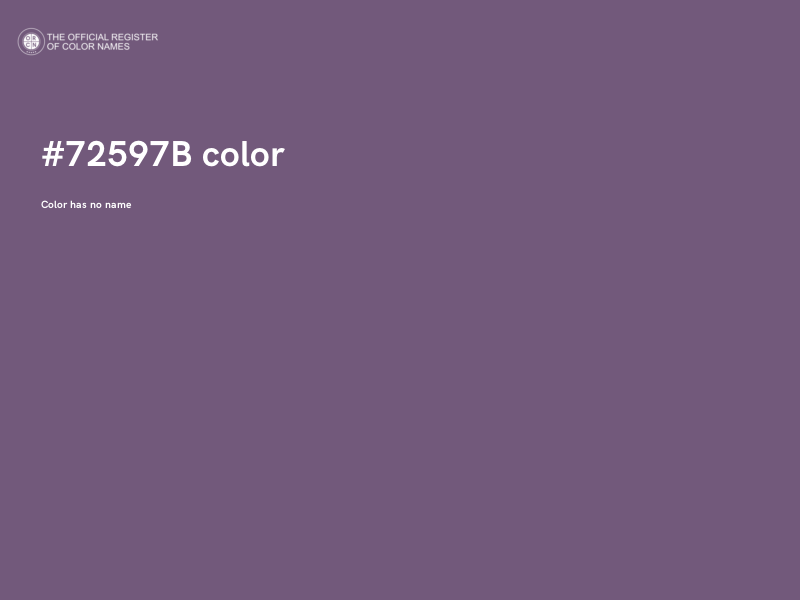 #72597B color image
