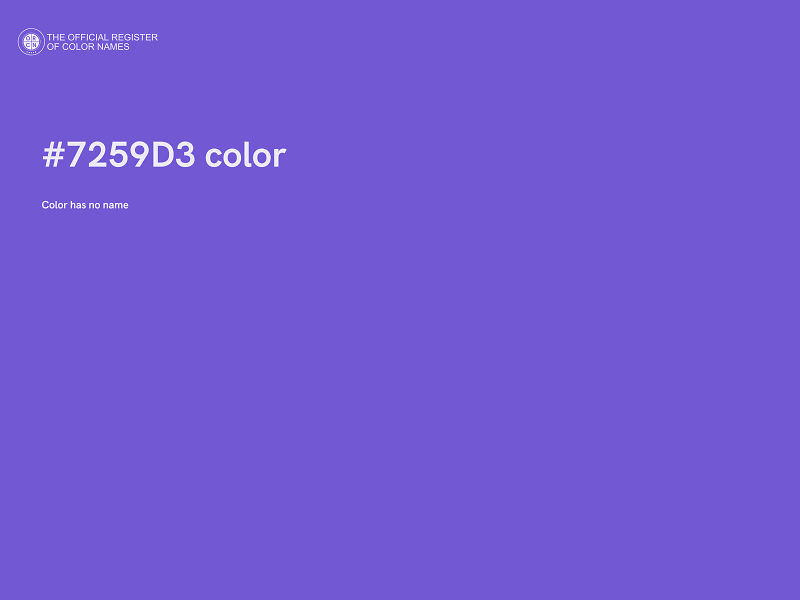 #7259D3 color image