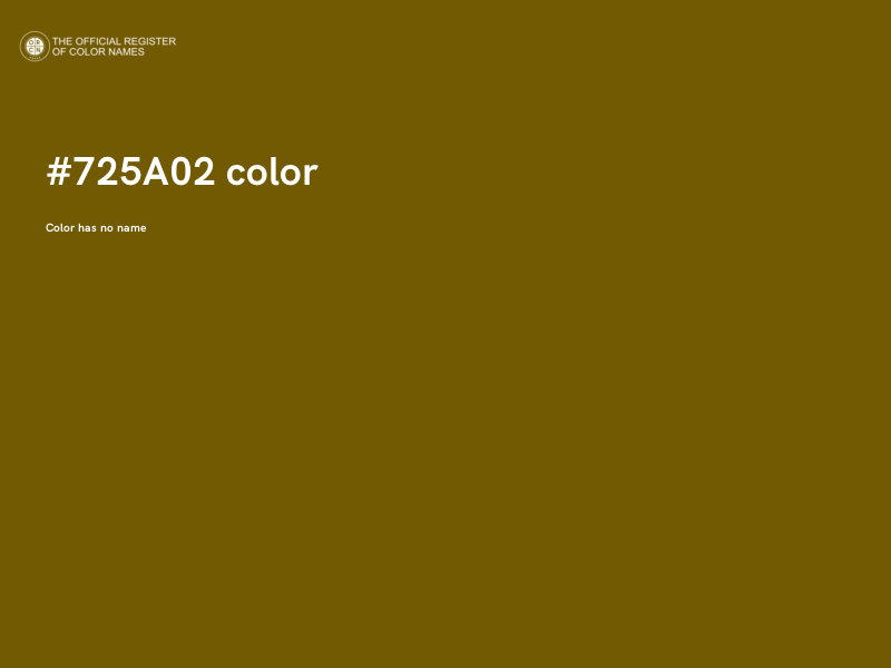 #725A02 color image