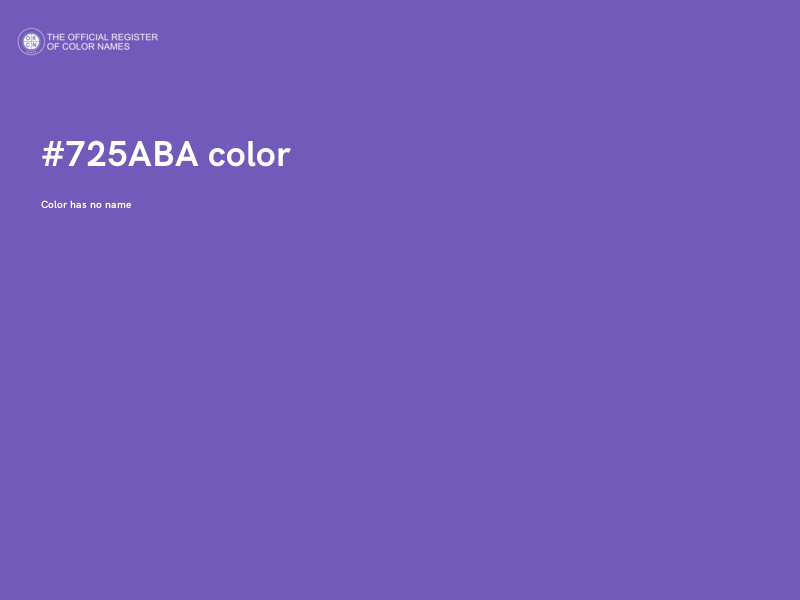 #725ABA color image