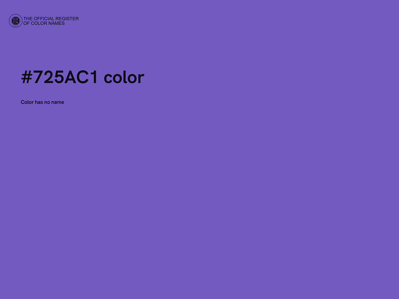 #725AC1 color image