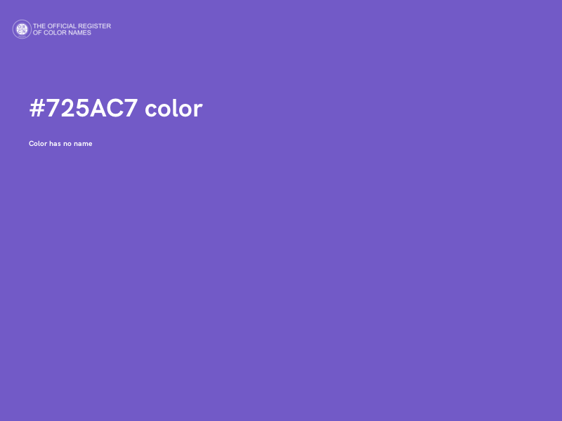 #725AC7 color image