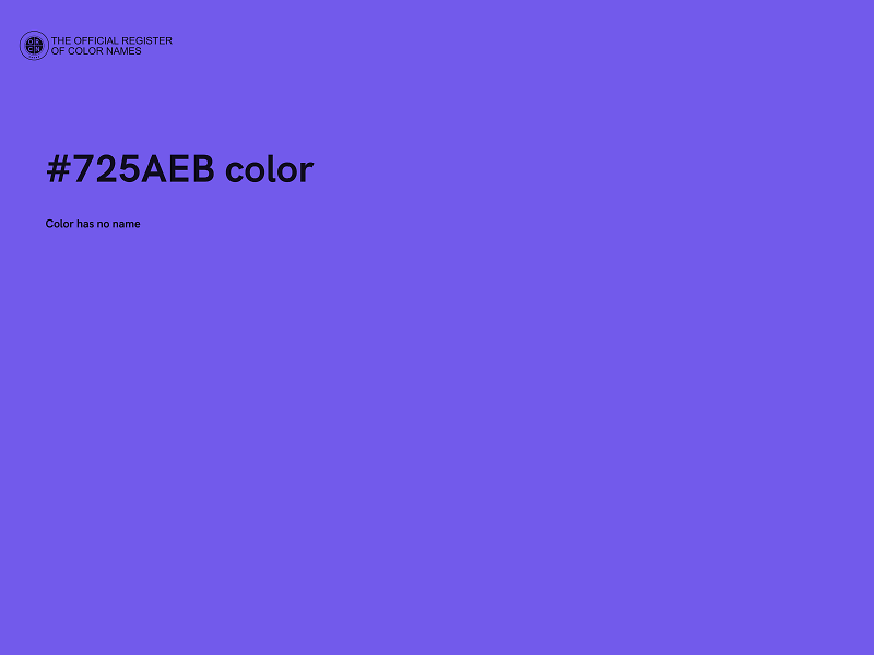 #725AEB color image