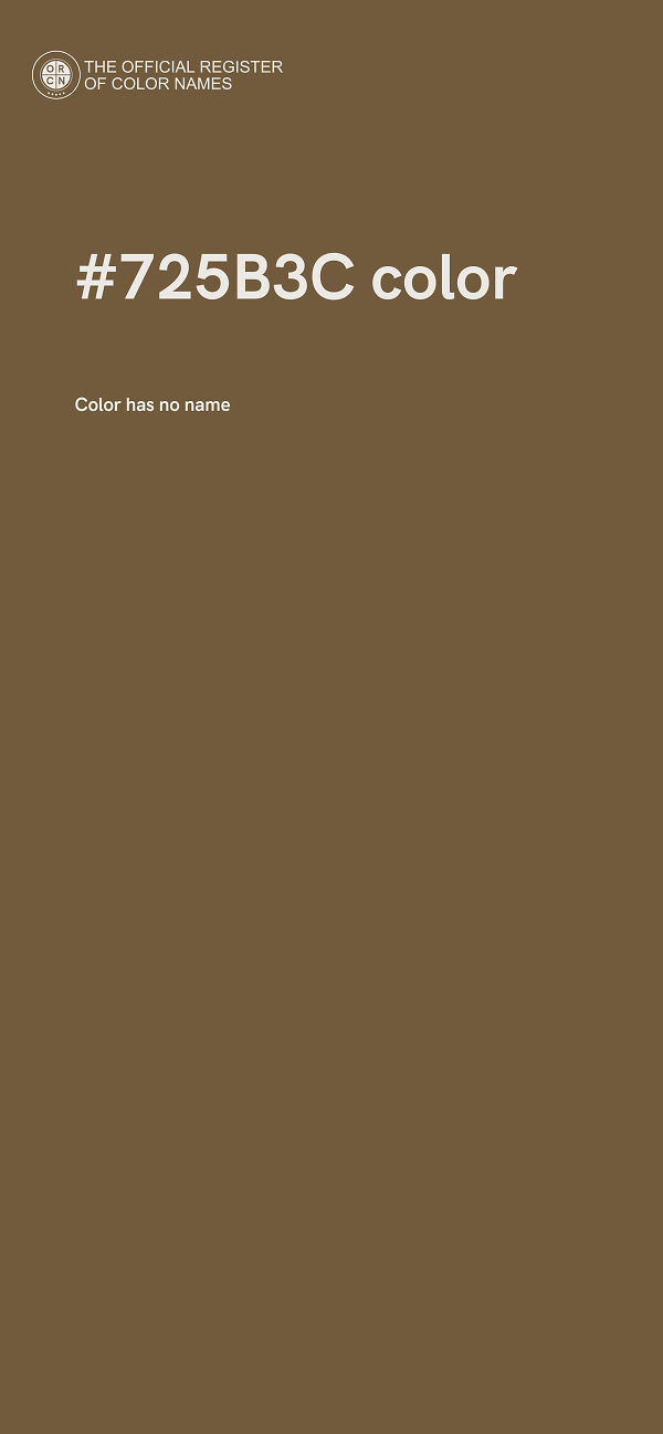 #725B3C color image