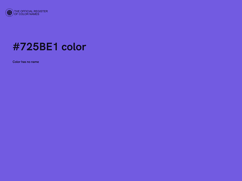 #725BE1 color image