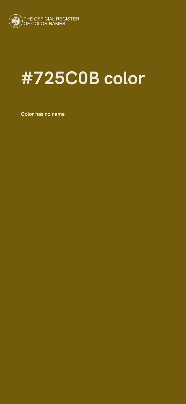 #725C0B color image