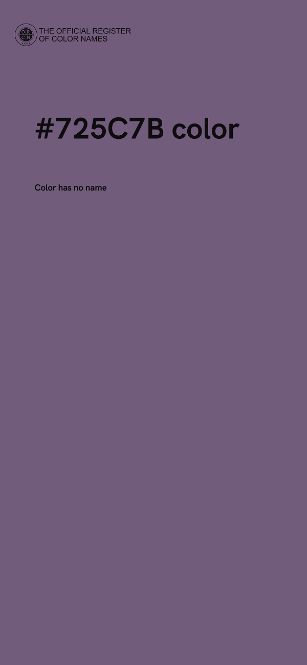 #725C7B color image