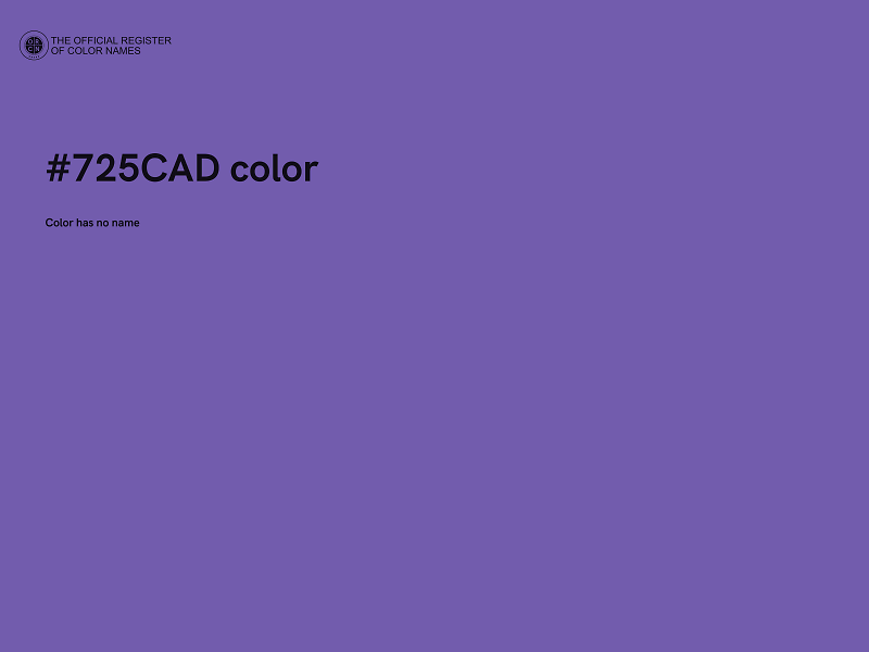 #725CAD color image