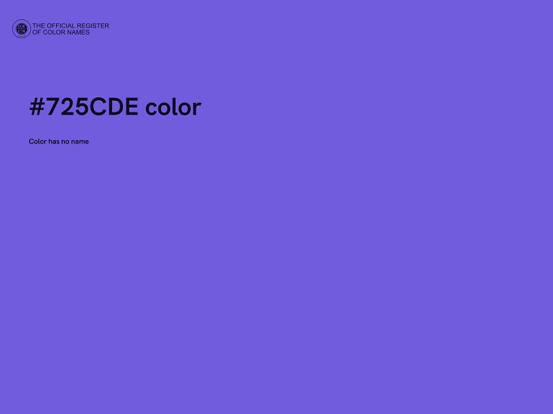 #725CDE color image