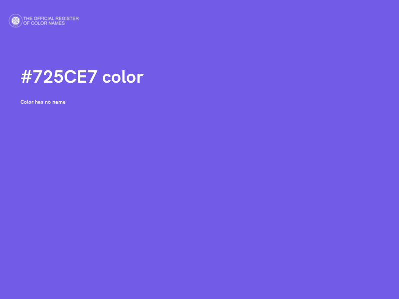 #725CE7 color image