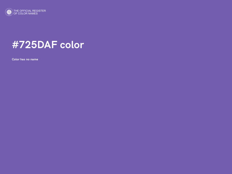 #725DAF color image