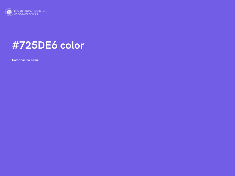 #725DE6 color image