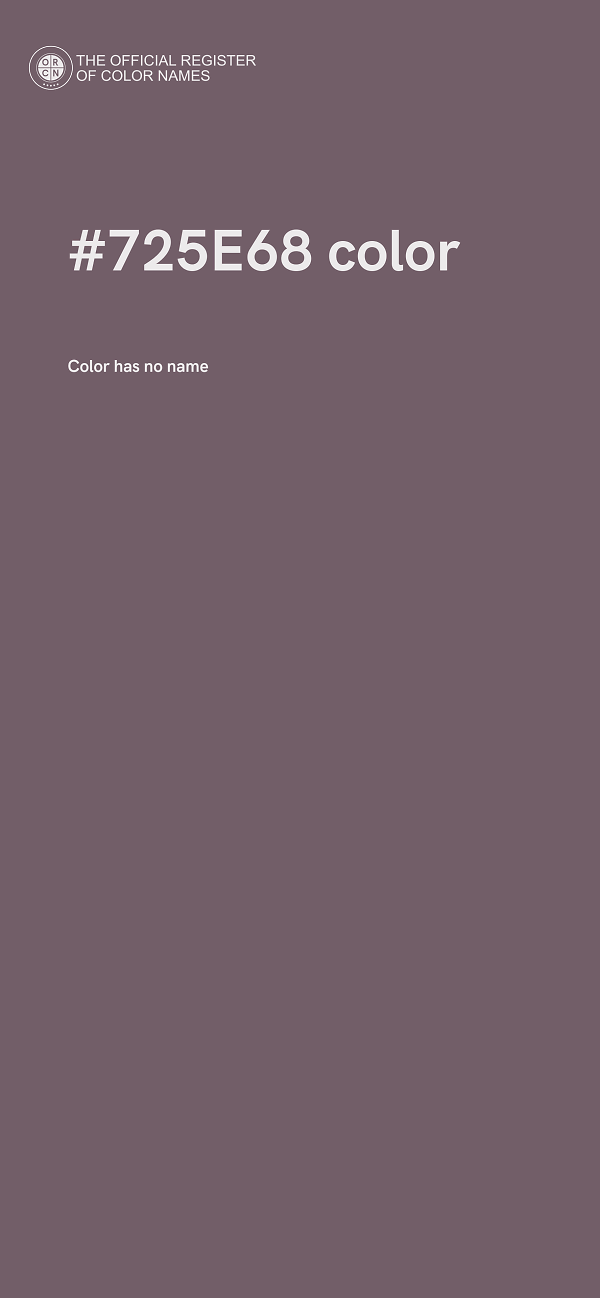#725E68 color image