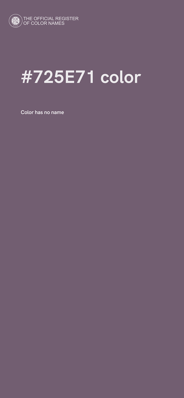 #725E71 color image