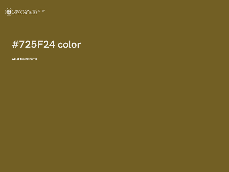 #725F24 color image