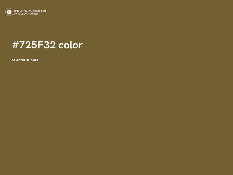 #725F32 color image