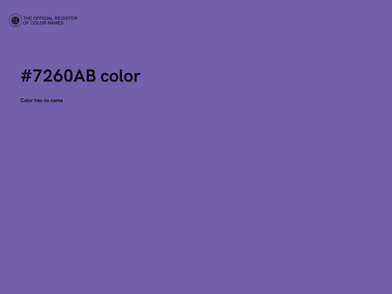 #7260AB color image
