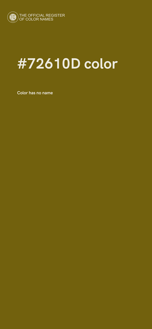 #72610D color image