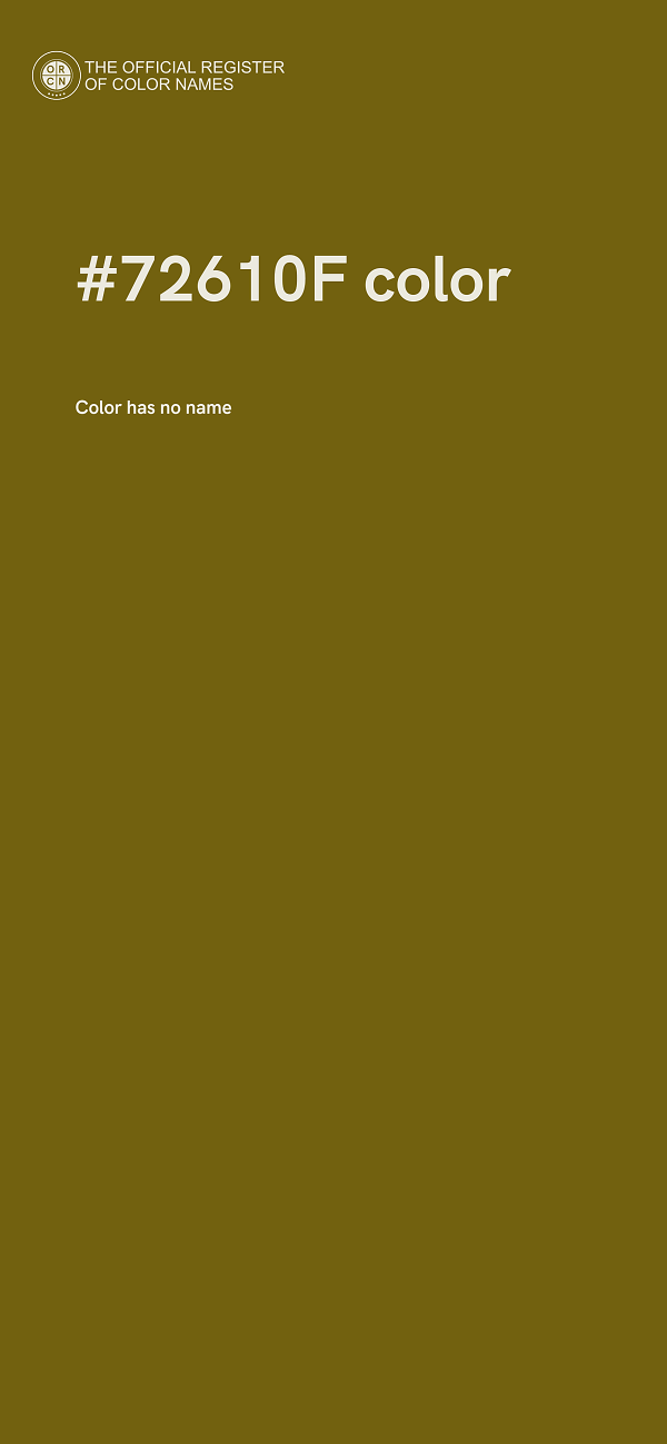 #72610F color image